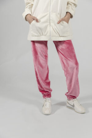 Pink Velvet Sweatpants