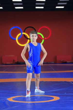 Борцовское трико с уникальными символами