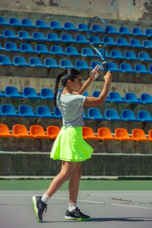 Neon Green Tennis Skirt